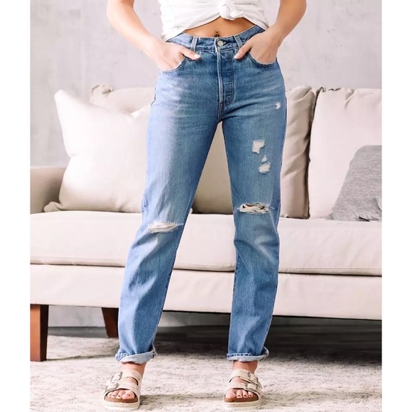 Levi's® Premium 501® ORIGINAL FIT WOMEN'S JEANS - Picture 13 of 13